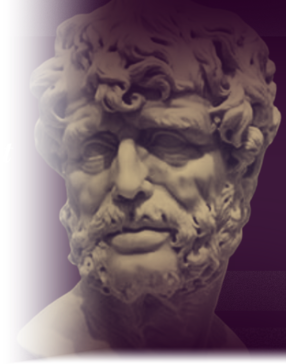 Marble bust of the Stoic philosopher Seneca
